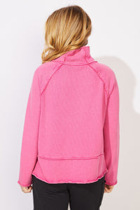 MOCK NECK SWEATSHIRT | ALPINE-Tops-ESCAPE-Coriander