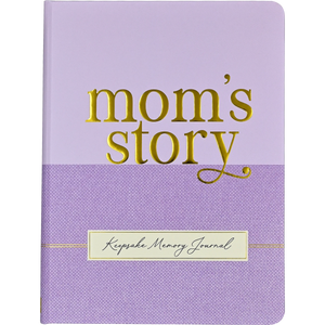 MOM'S STORY | KEEPSAKE MEMORY JOURNAL-Books & Stationery-PETER PAUPER PRESS-Coriander