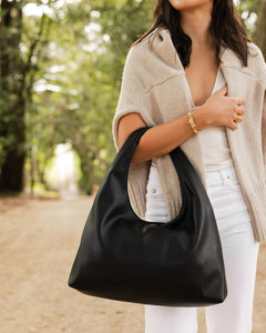 MONACO SHOULDER BAG-Bags & Wallets-LOUENHIDE-BLACK-Coriander