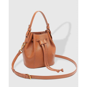 MONTIE BUCKET BAG-Bags & Wallets-LOUENHIDE-TAN-Coriander