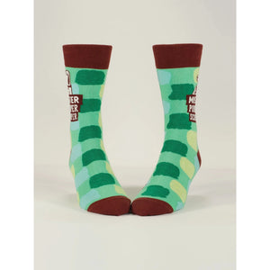 MR. POOPER SCOOPER MEN'S SOCKS-Socks-BLUE Q-Coriander