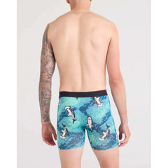 MULTI-SPORT MESH BOXER BRIEF | HAMMERHEAD CAMO-AQUA-Intimates-SAXX-Coriander