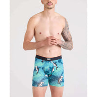 MULTI-SPORT MESH BOXER BRIEF | HAMMERHEAD CAMO-AQUA-Intimates-SAXX-Coriander