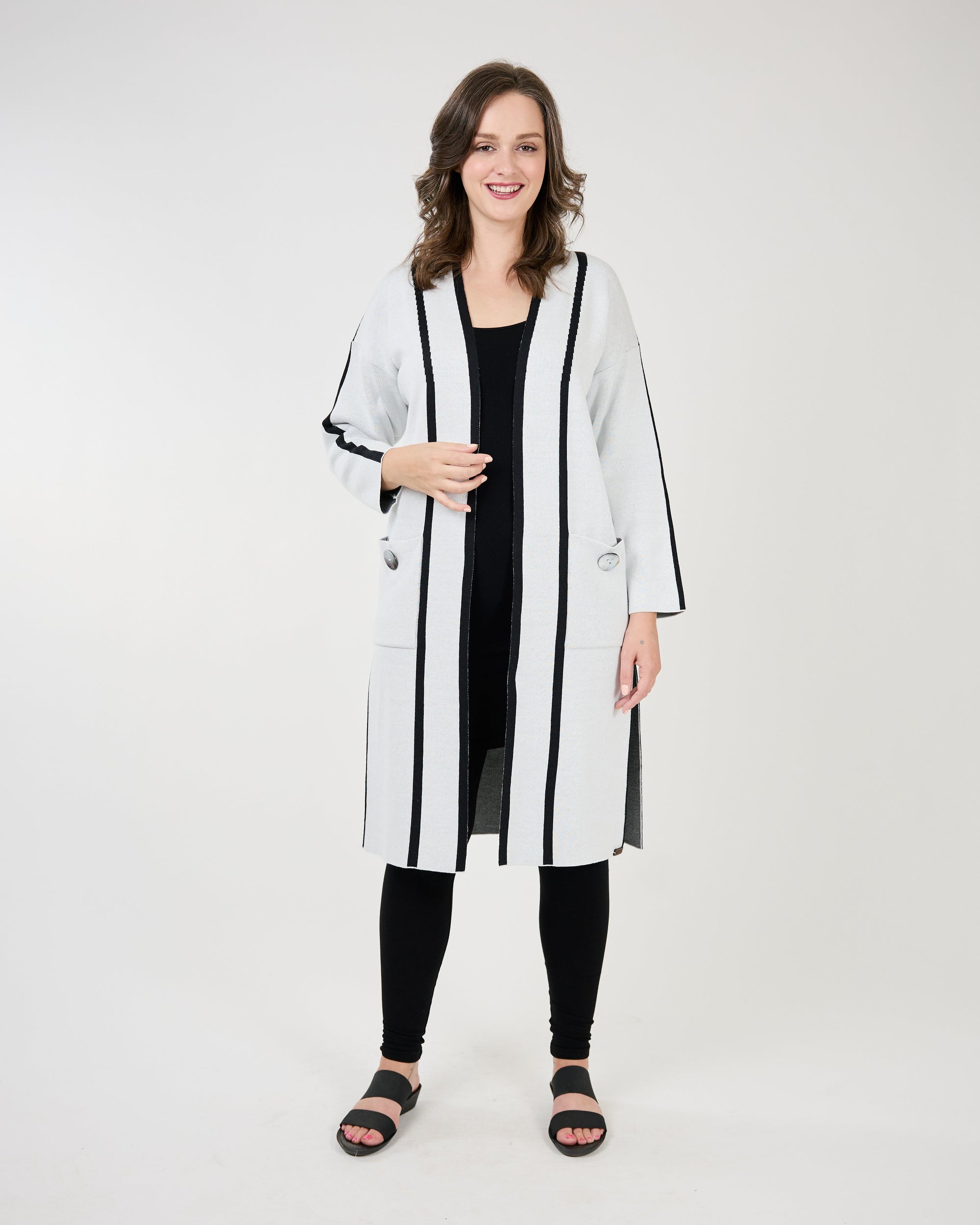 MYRA CARDIGAN-Jackets & Sweaters-SHANNON PASSERO-SMALL-MED-Black-Coriander