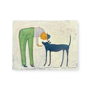 ART TILE COLLECTION 8X12 | MAN WITH DOG-Home-SUGARBOO-Coriander