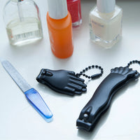 NAIL CARE | HAND AND FOOT NAIL CLIPPER SET: BLACK-Lotions & Potions-KIKKERLAND DESIGNS-Coriander