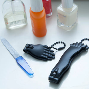 NAIL CARE | HAND AND FOOT NAIL CLIPPER SET: BLACK-Lotions & Potions-KIKKERLAND DESIGNS-Coriander