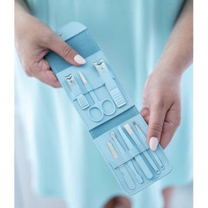 NAIL CARE KIT | FILE IT AWAY-Lotions & Potions-LEMON LAVENDER-BLUE-Coriander