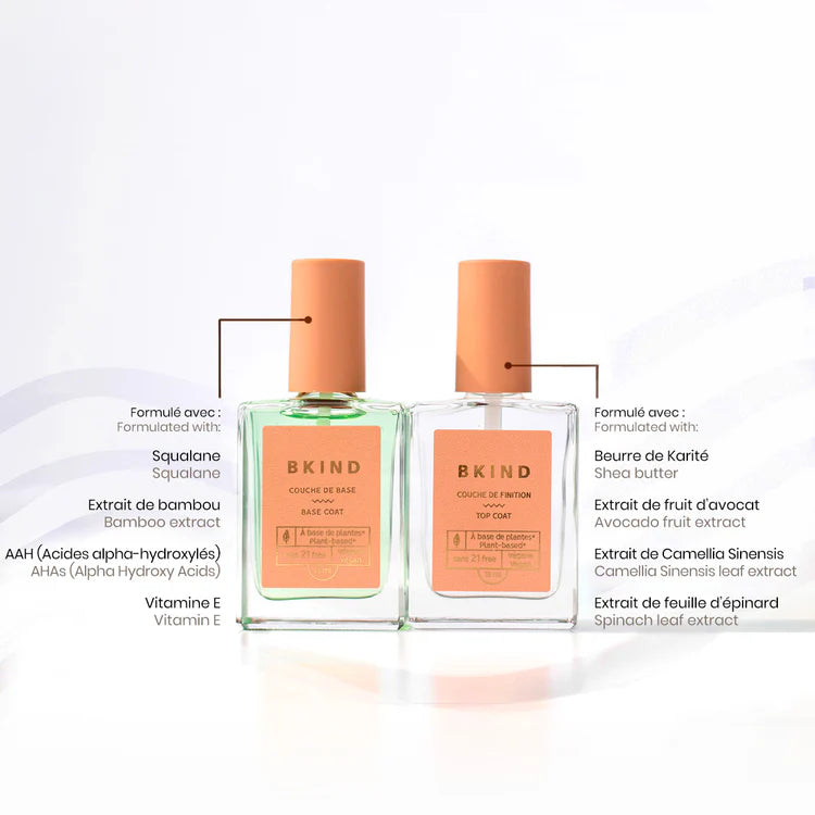 NAIL POLISH 2PACK | TOP AND BASE COAT-Lotions & Potions-BKIND-Coriander
