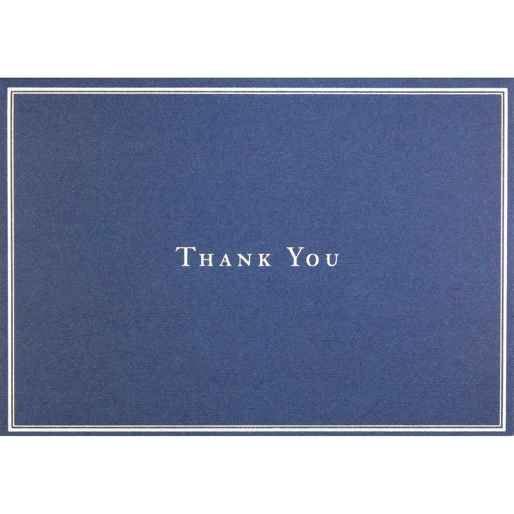 NAVY THANK YOU NOTE CARD SET-Books & Stationery-PETER PAUPER PRESS-Coriander