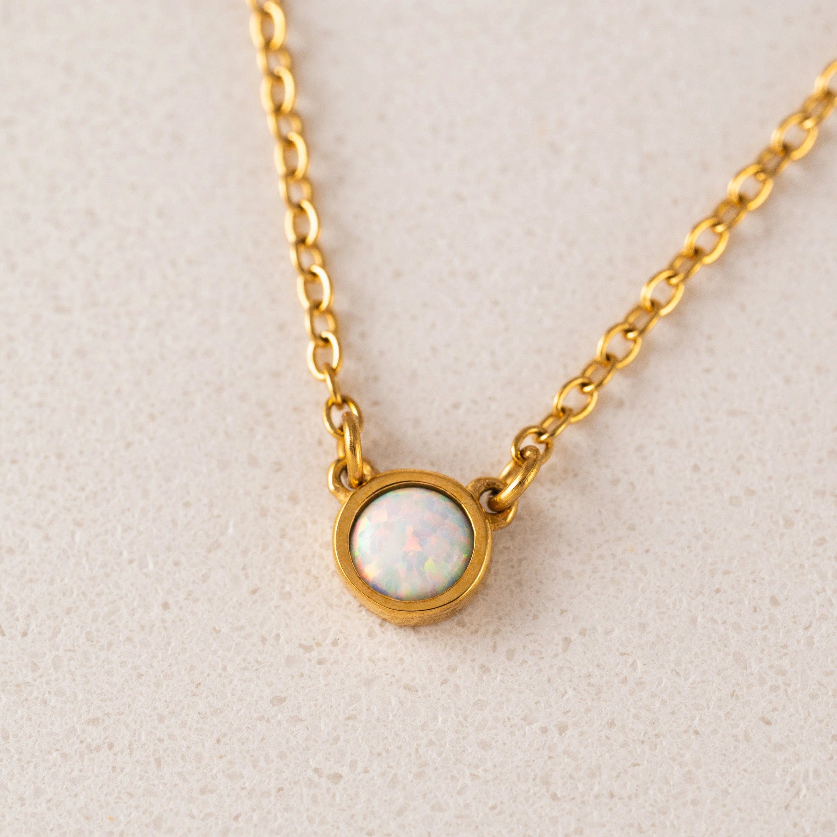 NECKLACE | OPAL-Jewellery-LOVER'S TEMPO-GOLD-Coriander