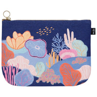 NEPTUNE ZIP POUCH - LARGE-Bags & Wallets-DANICA-Coriander