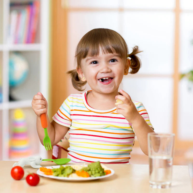 NESTING UTENSILS | SNACK RABBIT-Babies & Kids-FRED AND FRIENDS-Coriander
