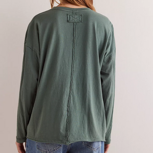 NINA L/S TEE-Top-FREE PEOPLE-Coriander