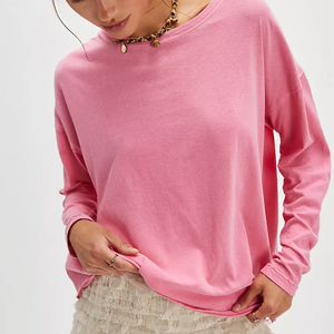 NINA L/S TEE-Top-FREE PEOPLE-XSMALL-FLOWERING GINGER-Coriander