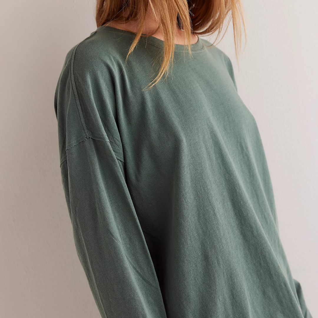 NINA L/S TEE-Top-FREE PEOPLE-XSMALL-TOPIARY-Coriander