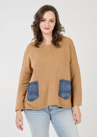 NOMA PULLOVER-Tops-SHANNON PASSERO-SMALL-SAND-Coriander