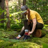 NORTHWOODS MICRO CREW WOMEN'S SOCKS-Socks & Footwear-DARN TOUGH-Coriander