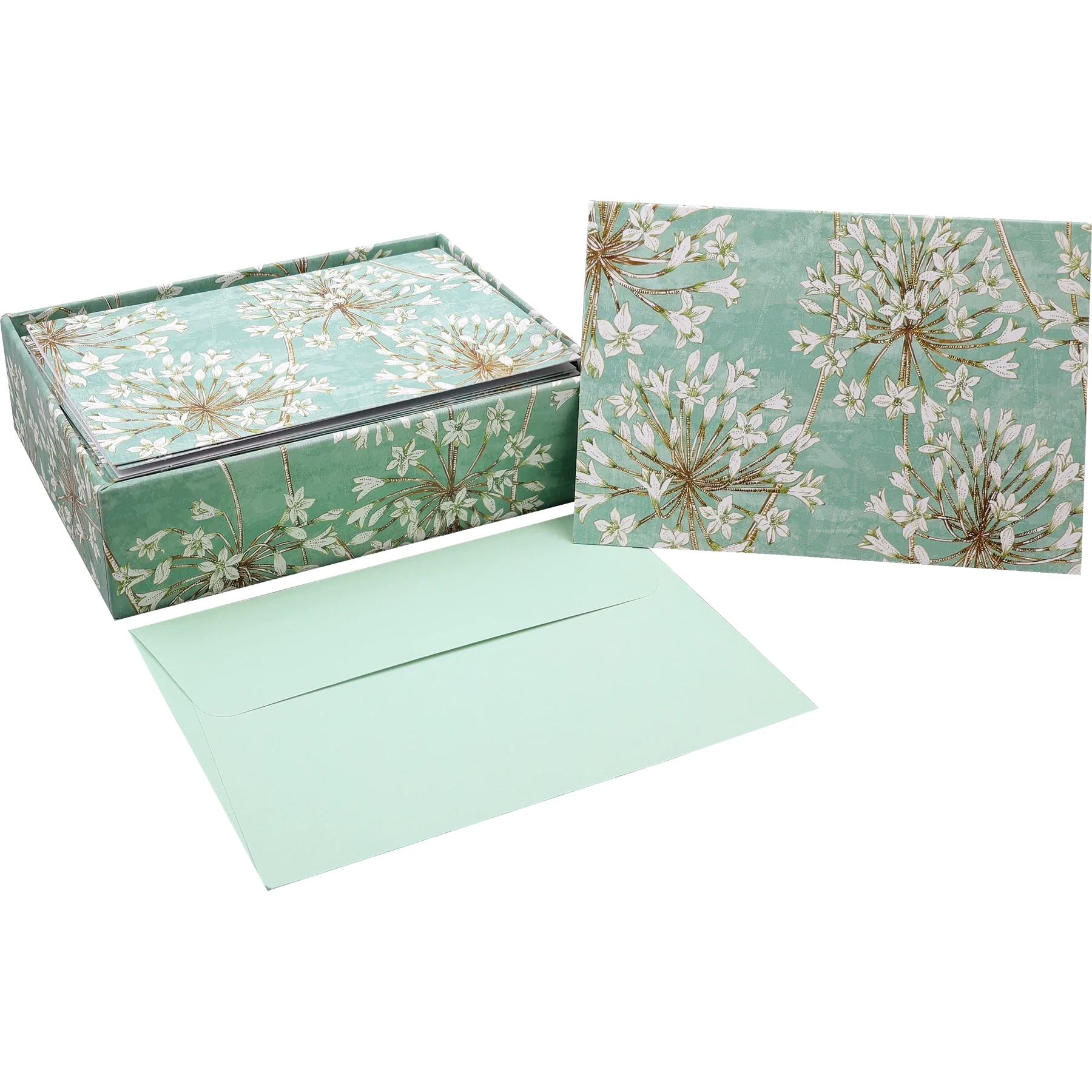 NOTE CARDS | ALLIUM BLOSSOMS-Books & Stationery-PETER PAUPER PRESS-Coriander