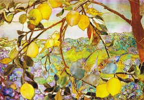 NOTECARDS SET | TIFFANY LEMON TREE-Books & Stationery-PETER PAUPER PRESS-Coriander