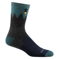 NUMBER 2 MICRO CREW MIDWEIGHT SOCKS-Socks & Footwear-DARN TOUGH-MEDIUM-GRY-Coriander