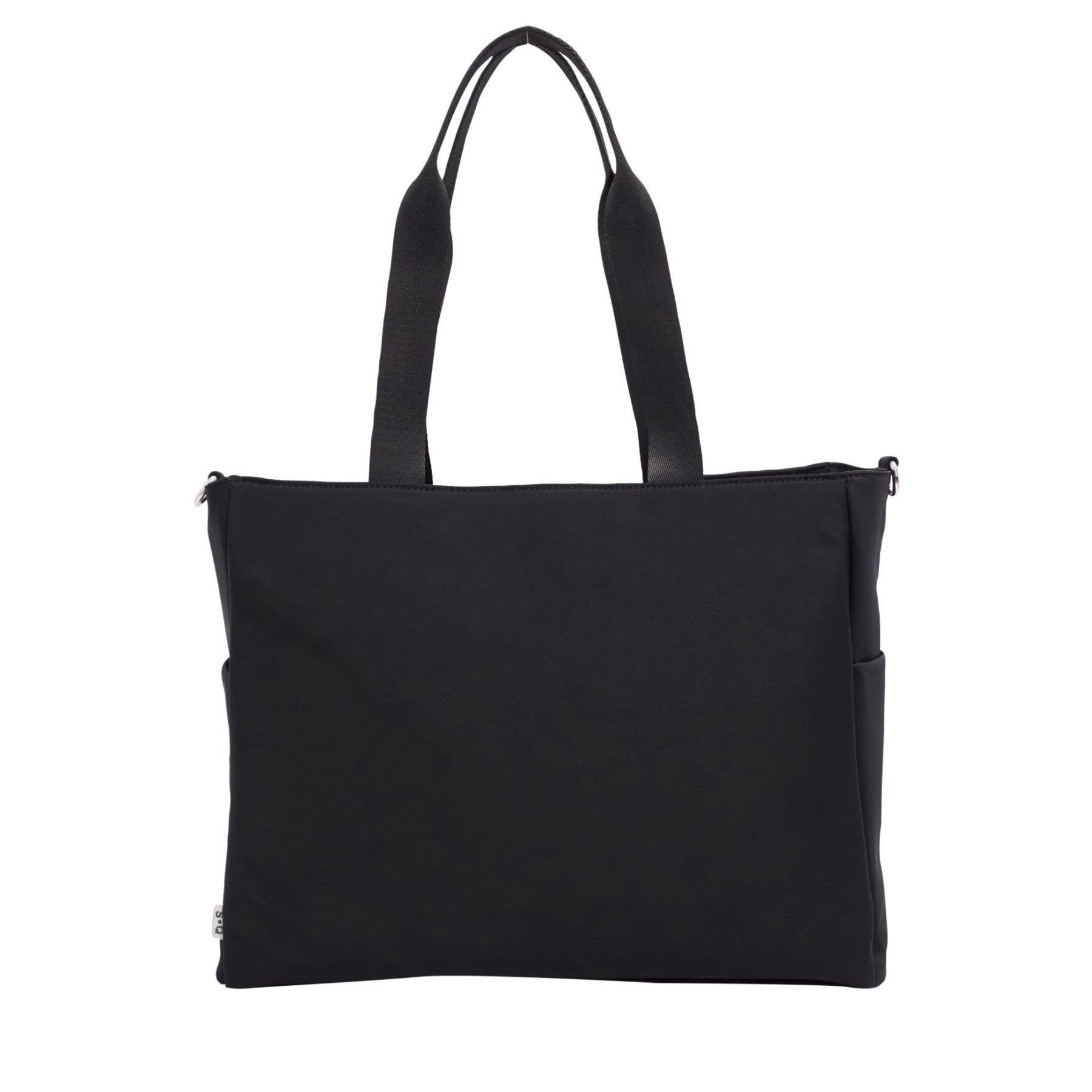 NYLON TOTE | GABRIELLA-Bags & Wallets-S-Q-BLACK-Coriander