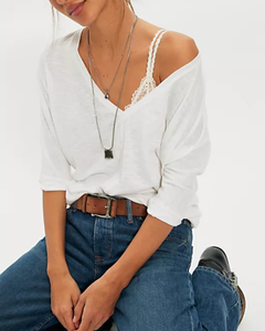 OB2512818 HIGH LINE TEE need claret-Uncategorised-FREE PEOPLE-Coriander