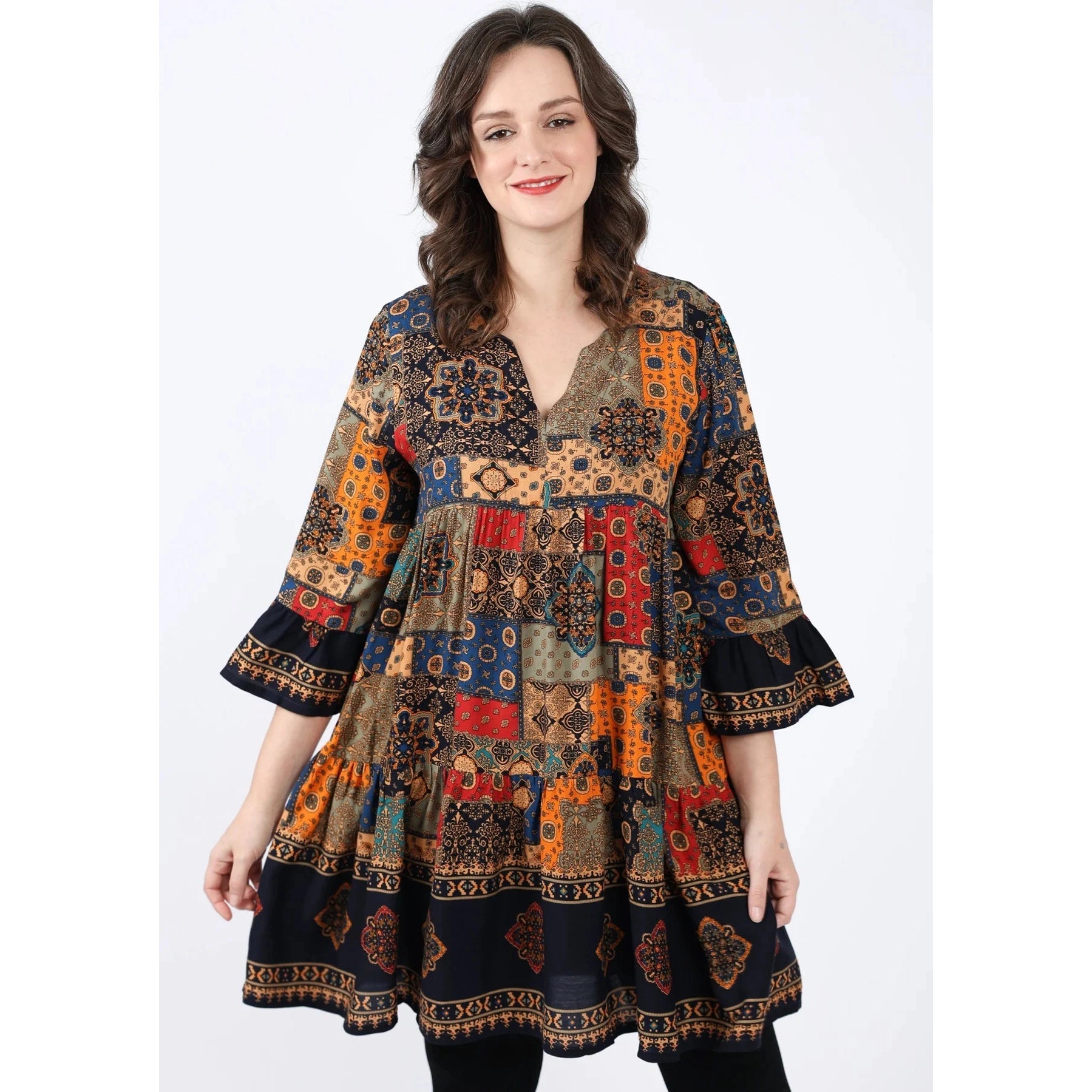 ODELISE DRESS - SUZANI PRINT-Dress-SHANNON PASSERO-XSMALL-MULTI-Coriander