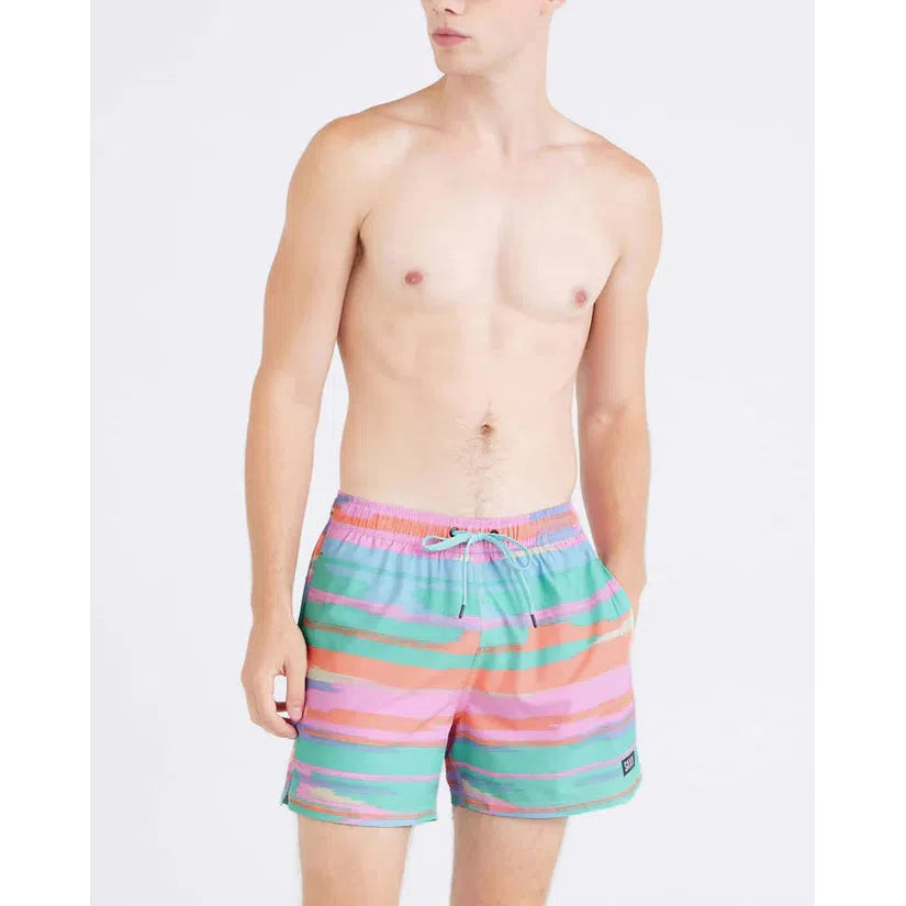 OH BUOY 2N1 SHORTS 5" | ABSTRACT STRIPE-MULTI-Pants-SAXX-MEDIUM-ABSTRACT STRIPE-MLTI-Coriander