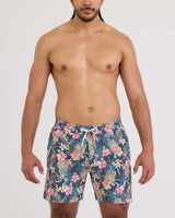OH BUOY 2N1 VOLLEY 5" SHORT | PINEAPPLE FIELD-BLACK-Pant-SAXX-SMALL-PINEAPPLE FIELD-BLK-Coriander