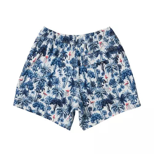 OH BUOY 2N1 VOLLEY 5" SHORTS | PALM MIX-WHITE SAND-Pant-SAXX-Coriander