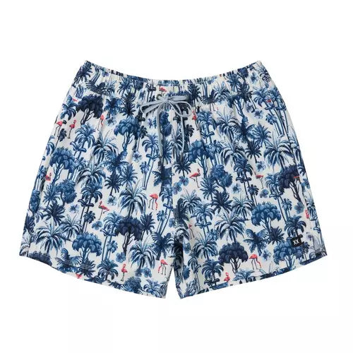 OH BUOY 2N1 VOLLEY 5" SHORTS | PALM MIX-WHITE SAND-Pant-SAXX-Coriander