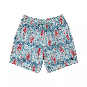 OH BUOY 2N1 VOLLEY 7" SHORTS | LOBSTER FLOURISH-MINT-Pant-SAXX-Coriander