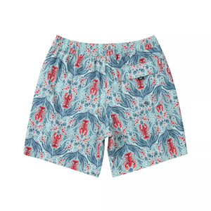 OH BUOY 2N1 VOLLEY 7" SHORTS | LOBSTER FLOURISH-MINT-Pant-SAXX-Coriander