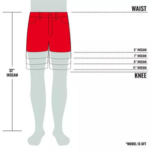 OH BUOY 2N1 VOLLEY 7" SHORTS | LOBSTER FLOURISH-MINT-Pant-SAXX-Coriander