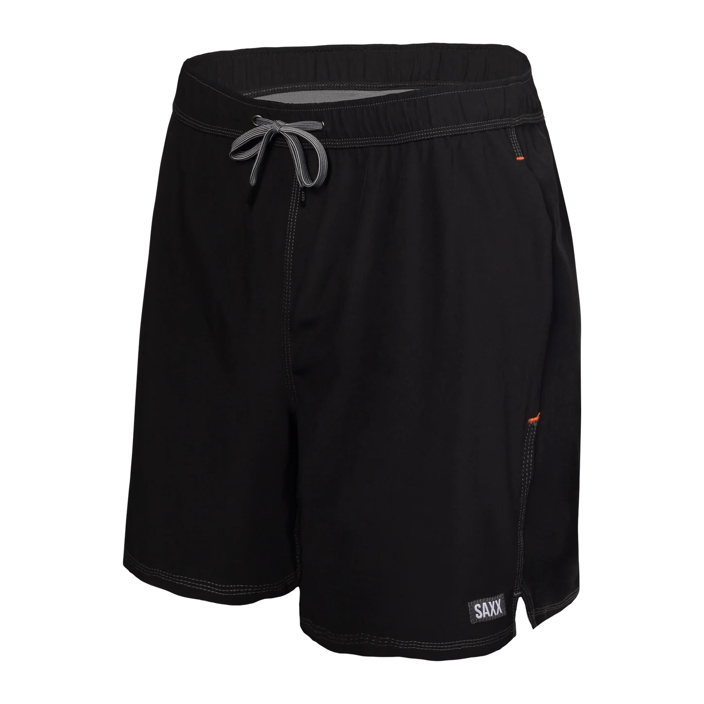 OH BUOY 2N1 VOLLEYBALL SHORTS 7" - BLACK-Pant-SAXX-SMALL-BLACK-Coriander