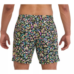 OH BUOY VOLLEY SHORTS 7" | AMATE GARDEN: BLACK-Pant-SAXX-Coriander