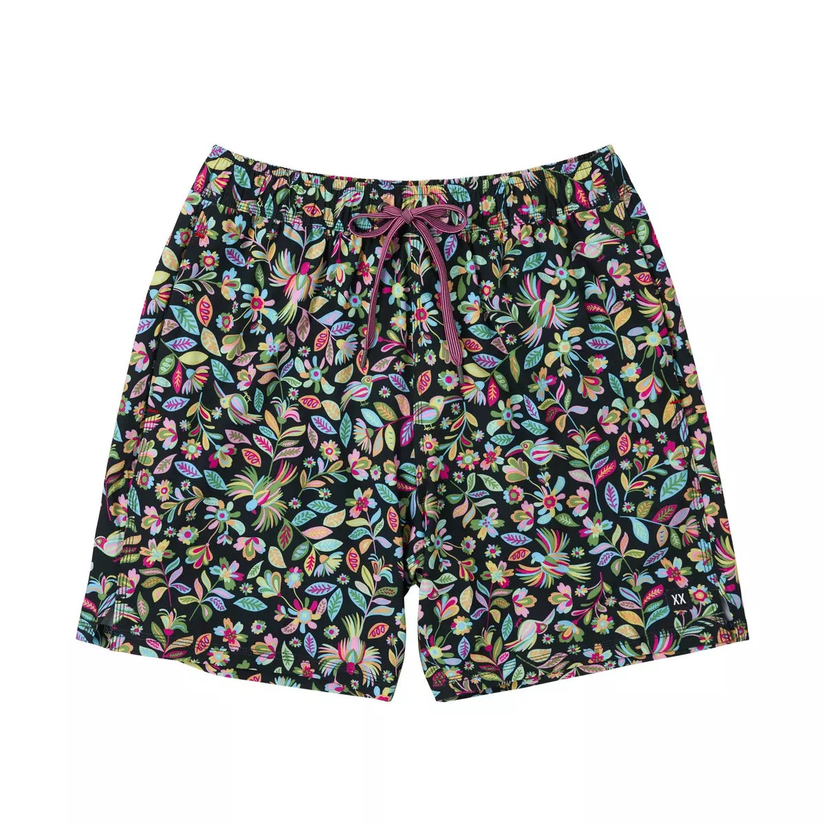 OH BUOY VOLLEY SHORTS 7" | AMATE GARDEN: BLACK-Pant-SAXX-Coriander