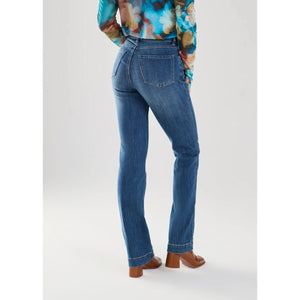 OLIVIA PINTUCK BOOTLEG-Denim-FRENCH DRESSING JEANS-Coriander