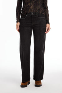 OLIVIA PINTUCK WIDE LEG-Denim-FRENCH DRESSING JEANS-2-BLACK WASH-Coriander