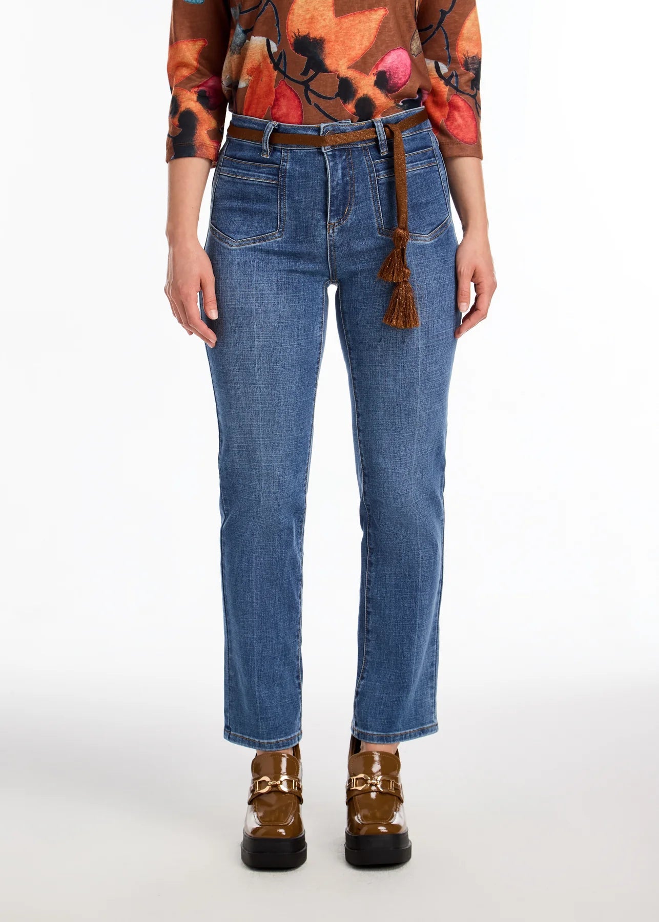 OLIVIA STRAIGHT ANKLE-Denim-FRENCH DRESSING JEANS-Coriander