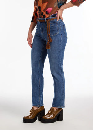 OLIVIA STRAIGHT ANKLE-Denim-FRENCH DRESSING JEANS-Coriander