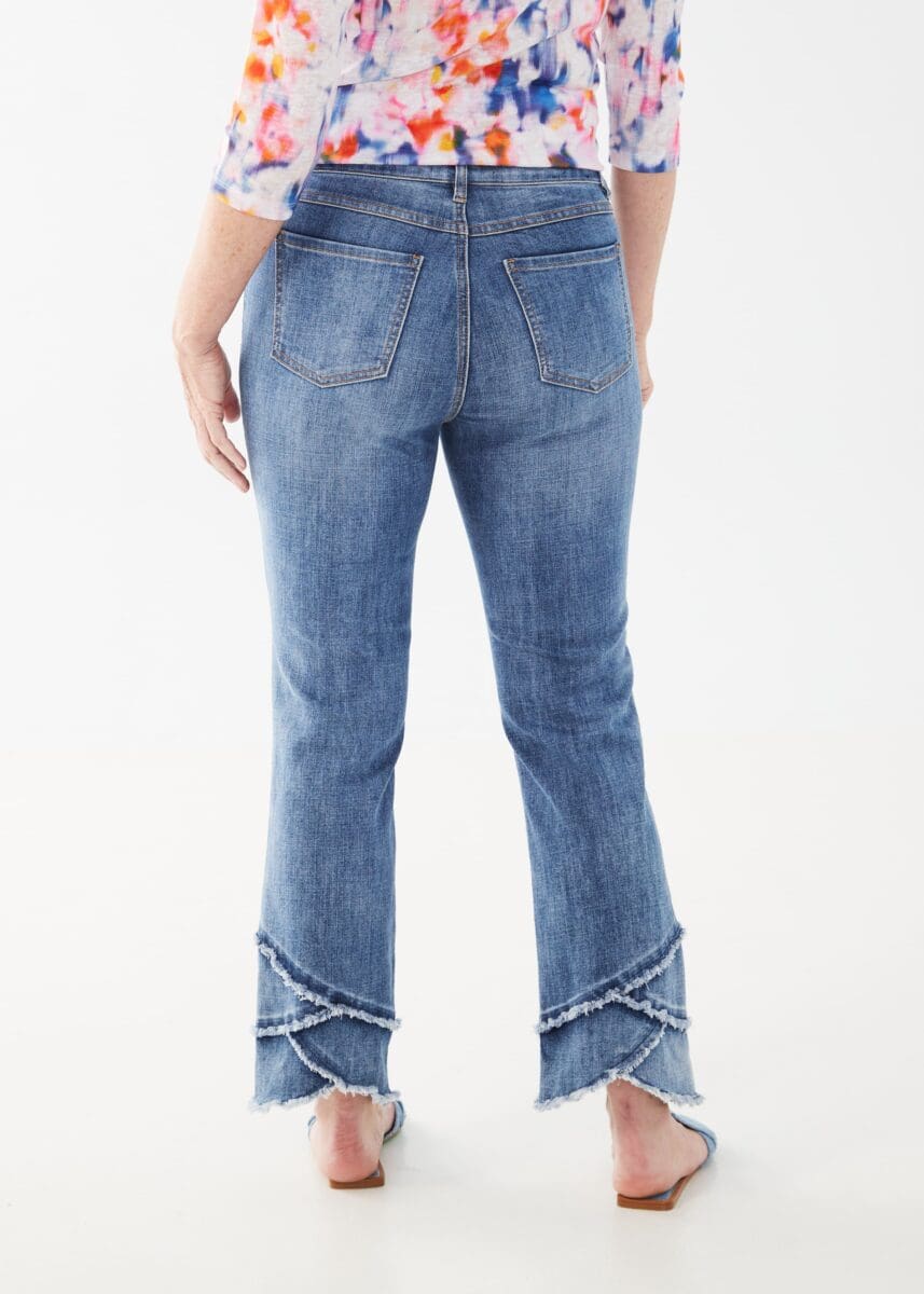 OLIVIA TULIP HEM STRAIGHT LEG ANKLE JEANS-Denim-FRENCH DRESSING JEANS-Coriander