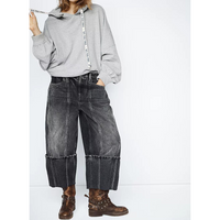 OLSEN CUFFED BARREL-Denim-FREE PEOPLE-Coriander