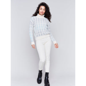 OMBRE JACQUARD TURTLENECK-Jackets & Sweaters-CHARLIE B-Coriander