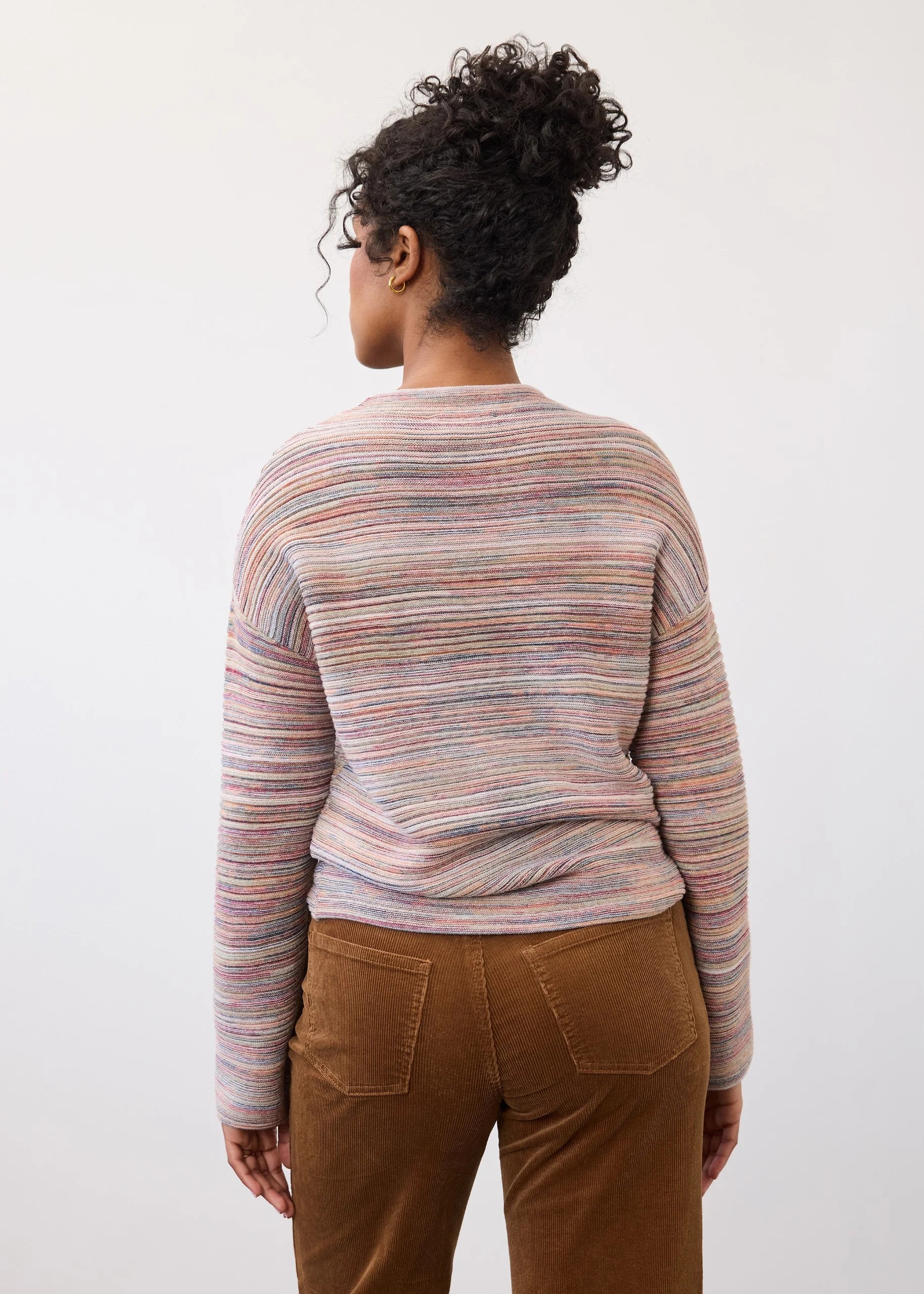 L/S PULLOVER SWEATER | BOAT NECK: SPACEDYE