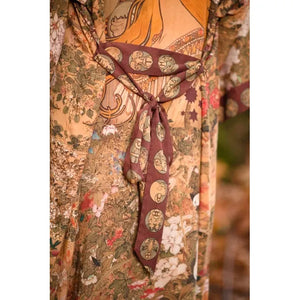 OPERA DUSTER KIMONO | DREAM WEAVER-Scarves & Wraps-MARKET OF STARS-Coriander