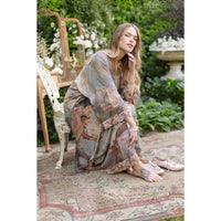 OPERA DUSTER KIMONO | IMAGINARIUM-Scarves & Wraps-MARKET OF STARS-Coriander