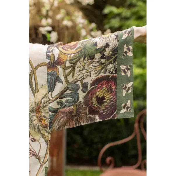 OPERA DUSTER KIMONO | LOVE GROWS WILD WITH BEES-Scarves & Wraps-MARKET OF STARS-Coriander