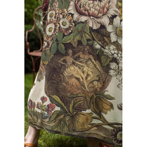 OPERA DUSTER KIMONO | LOVE GROWS WILD WITH BEES-Scarves & Wraps-MARKET OF STARS-Coriander